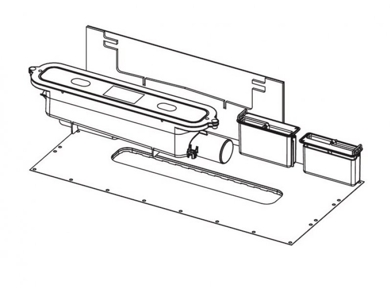 Купить Сифон TECE Drainprofile 673001 низкий DN40, боковой слив