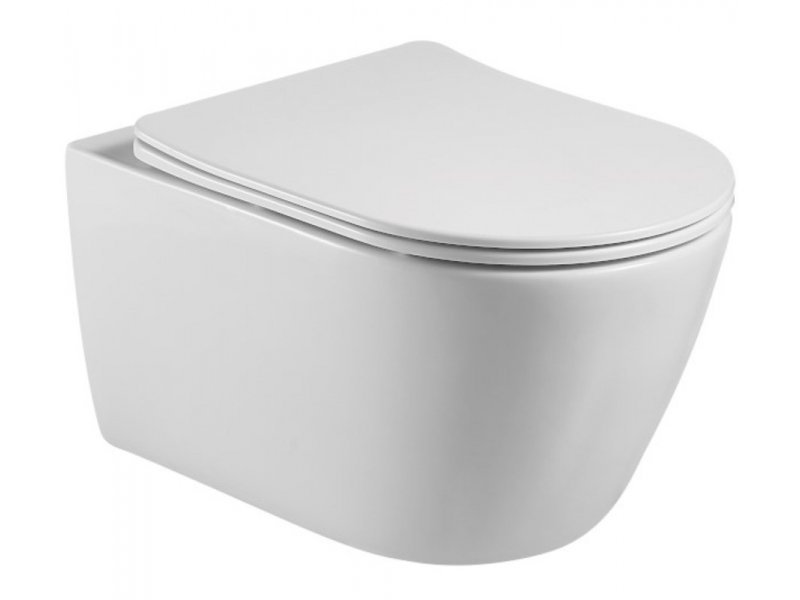 Купить Подвесной унитаз Aquatek Бетта с сиденьем Soft Close, белый, AQ1253W-00