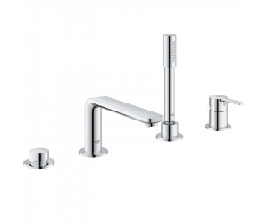 Смеситель Grohe Lineare New для ванны и душа, на борт ванны, хром, 19577001