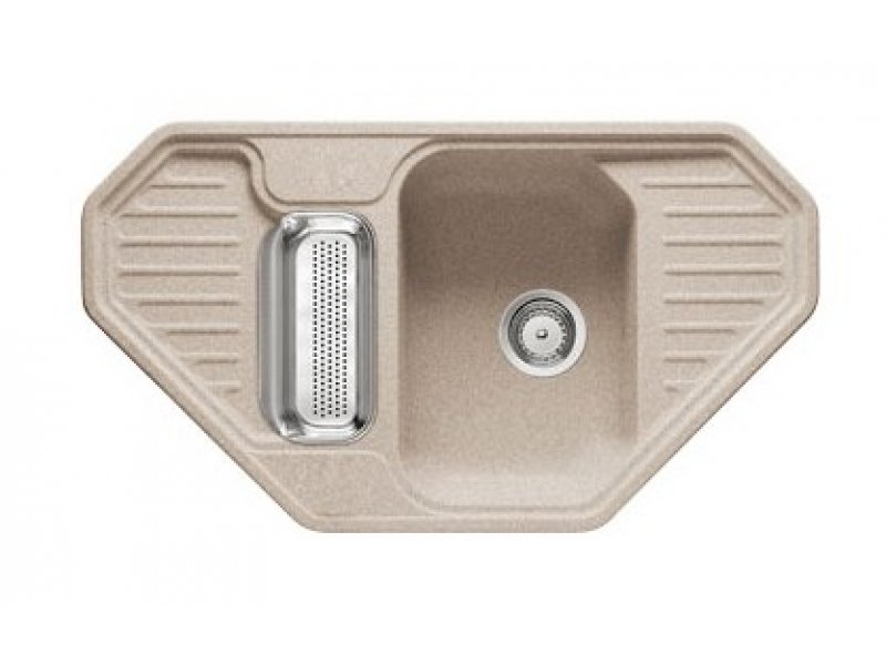 Купить Мойка угловая Franke EUROFORM EFG 682 E, 114.0185.080, гранит, установка сверху, цвет графит, 90,5*50,5 см