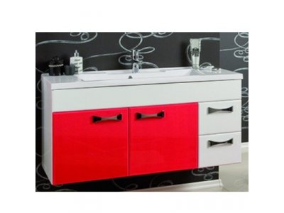 Тумба Акватон ДИОР 120 1A110601DR940, бордо темный