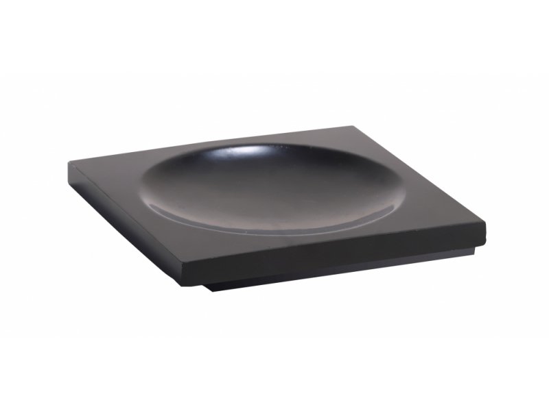 Купить Мыльница Bemeta Gamma 145608310 9.5 x 9.5 x 1.5 см отдельностоящая, черный матовый