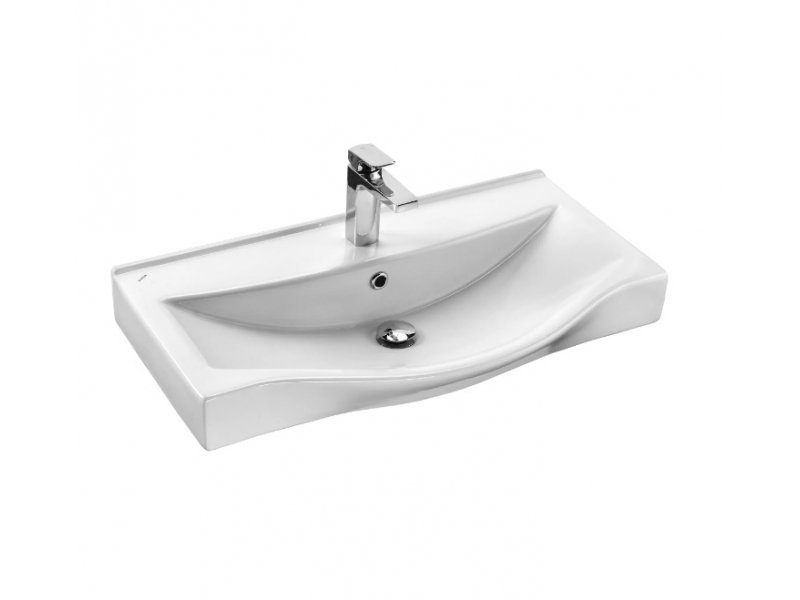 Купить Раковина Santek Беверли 1WH302422 80 x 48 x 16.5 см, фарфор, белый