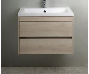 Тумба под раковину Art&Max Family-750-2C-SO-PB, 75 x 48 x 55 см подвесная, бежевый (Pino Bianco)