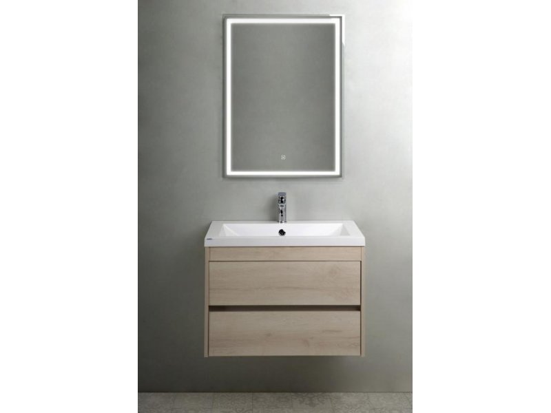 Купить Тумба под раковину Art&Max Family-750-2C-SO-PB, 75 x 48 x 55 см подвесная, бежевый (Pino Bianco)