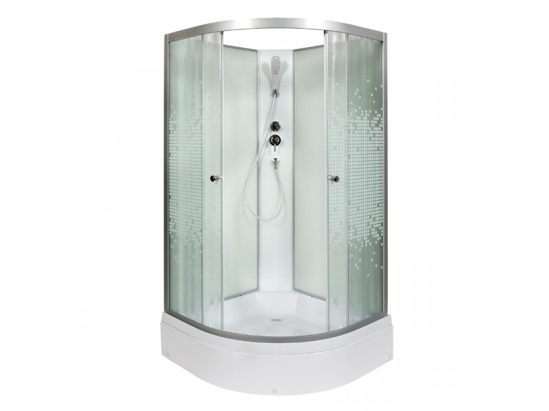 Купить Душевая кабина Deto L 790 N 90 x 90 см, без крыши