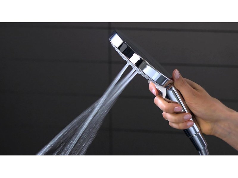 Купить Ручной душ Hansgrohe Raindance Select E120 3jet 26530400, 3 режима, белый/хром
