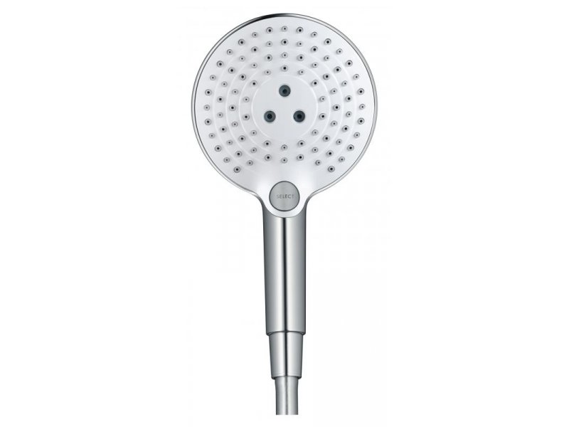 Купить Ручной душ Hansgrohe Raindance Select E120 3jet 26530400, 3 режима, белый/хром