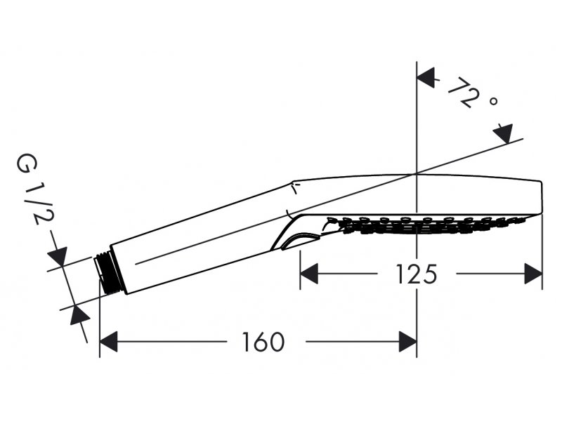 Купить Ручной душ Hansgrohe Raindance Select E120 3jet 26530400, 3 режима, белый/хром