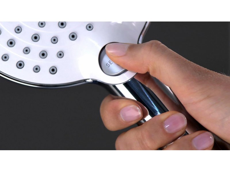 Купить Ручной душ Hansgrohe Raindance Select E120 3jet 26530400, 3 режима, белый/хром