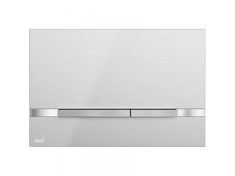 Купить Клавиша смыва AlcaPlast Stripe Inox, хром