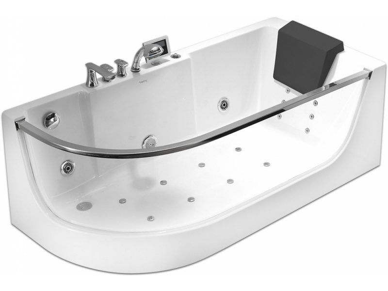 Купить Ванна гидромассажная акриловая Gemy G9227 K L/R, 165 х 80 х 58 см