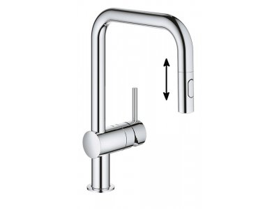 Смеситель Grohe Minta 32322002 для кухонной мойки с выдвижным изливом