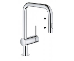 Смеситель Grohe Minta 32322002 для кухонной мойки с выдвижным изливом