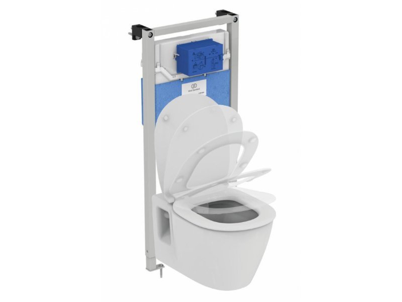 Купить Инсталляция Ideal Standard Prosys Frame 120 M с унитазом Connect Rimless E822301, сиденье микролифт, комплект, E8822301PC15