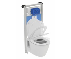 Инсталляция Ideal Standard Prosys Frame 120 M с унитазом Connect Rimless E822301, сиденье микролифт, комплект, E8822301PC15