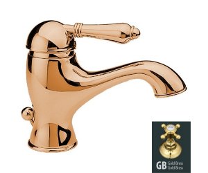 Смеситель Nicolazzi Classico 3402GB75 для ванны и душа, гальваническое золото, ручки EL CAPITAN