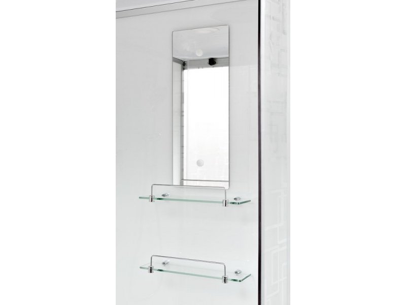 Купить Душевая кабина Deto Em EM2712 L/R N LED 120 x 80 см, без крыши, с Led подсветкой