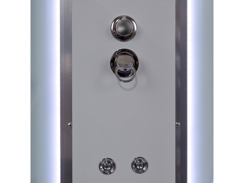 Купить Душевая кабина Deto Em EM4517 LED гм 170 x 85 см, с крышей, с Led подсветкой, с гидромассажем