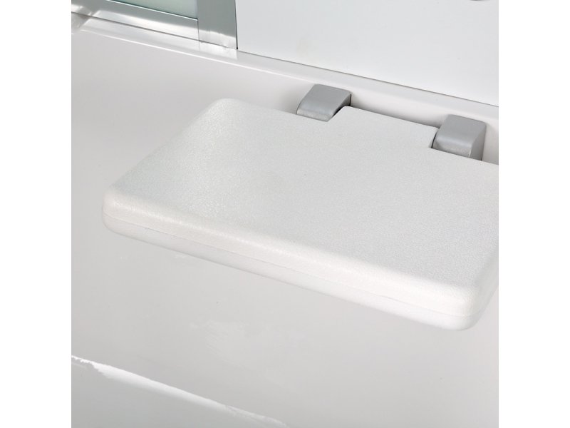 Купить Душевая кабина Deto Em EM4517 LED гм 170 x 85 см, с крышей, с Led подсветкой, с гидромассажем