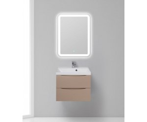 Тумба под раковину BelBagno Marino MARINO-600-2C-SO-CL-P, 60 х 45 х 55 см, Cappuccino Lucido - бежевый глянец
