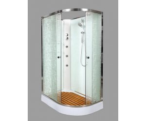 Душевая кабина Deto Em EM2712 L/R N гм, 120 x 80 см, без крыши, с гидромассажем