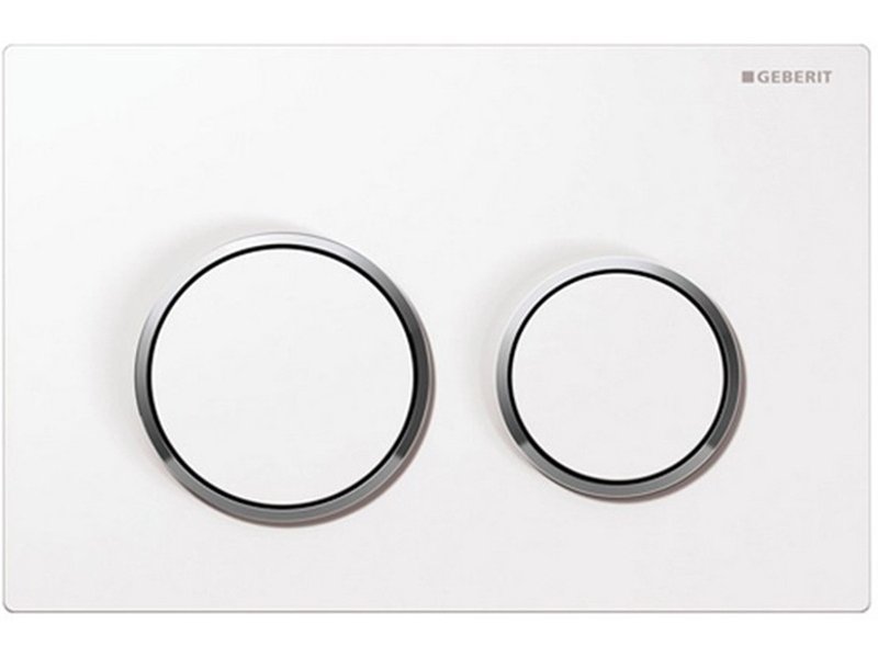Купить Кнопка Geberit Omega Type 20 115.085.KJ.1, белая, глянцевый хром