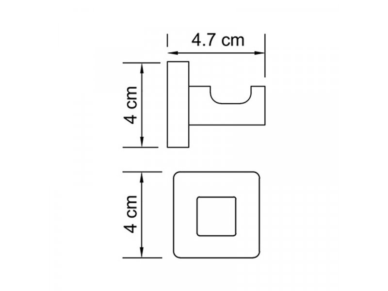 Купить Крючок WasserKRAFT K-3923, хром