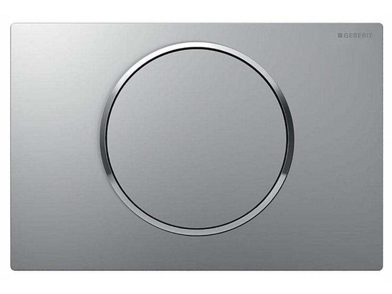 Купить Клавиша Geberit Sigma Type 10, 115.758.JQ.5, смыв-стоп, с легкоочищаемой поверхностью, лакированный матовый хром/глянцевый хром