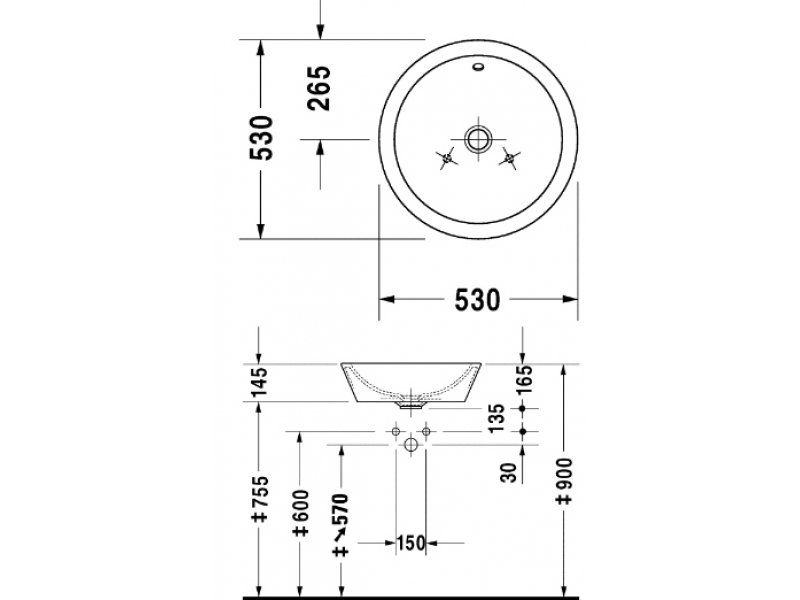 Купить Раковина Duravit Starck 1 04475300000