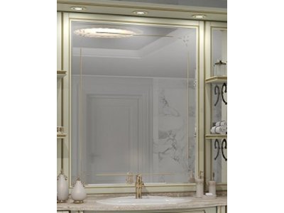Зеркало Opadiris Корсо-Оро №11 00-00000606 89 см с подсветкой, слоновая кость