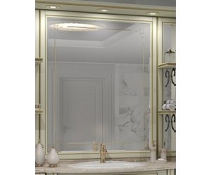 Зеркало Opadiris Корсо-Оро №11 00-00000606 89 см с подсветкой, слоновая кость