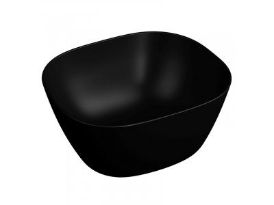 Раковина Vitra Plural накладная 45 х 38 см, цвет черный матовый, 7811B483-0016