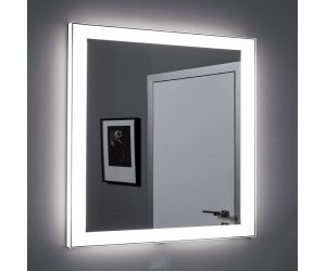 Зеркало Aquanet Алассио new 8085 80 см с Led подсветкой, сенсорный выключатель, 249345