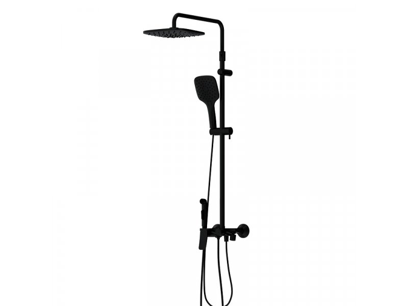 Купить Душевая система Damixa Apollo, чёрная матовая, DX220920300