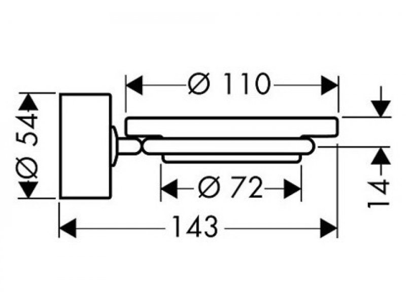 Купить Мыльница AXOR Uno 2 41533000