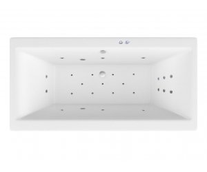 Ванна гидромассажная Excellent Pryzmat 190 x 90 см, ULTRA, хром, каркас в подарок