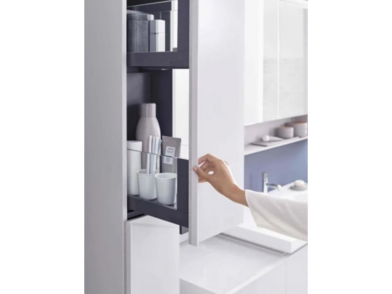 Купить Шкаф-пенал Geberit Acanto, 22 см, песочно-серый, 500.638.JL.2