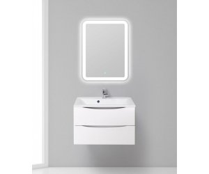 Тумба под раковину BelBagno Marino MARINO-750-2C-SO-BL-P, 75 х 45 х 55 см, Bianco Lucido - белый глянец