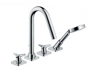 Смеситель для ванны Axor Citterio M 34456000, на борт ванны