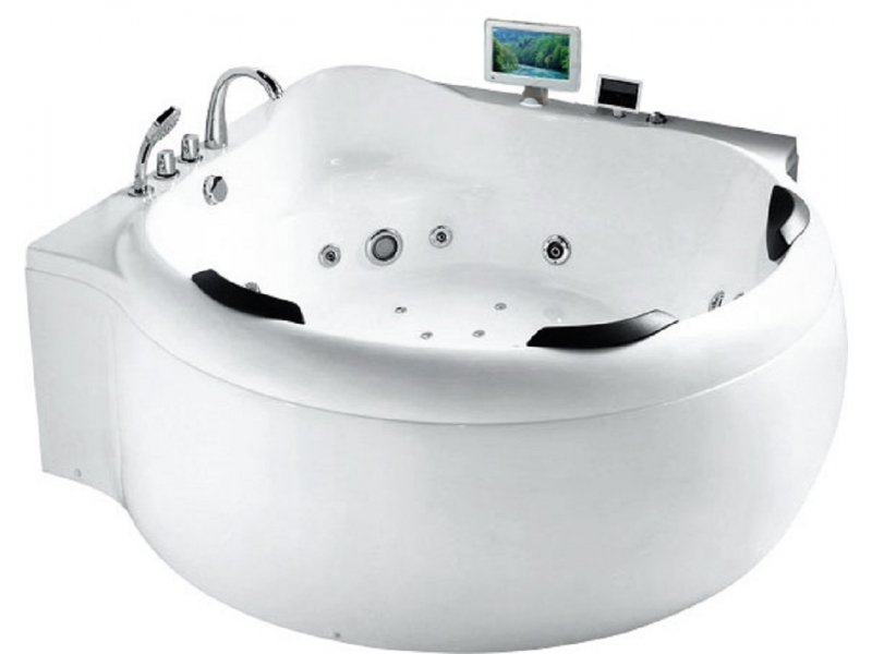Купить Ванна гидромассажная акриловая Gemy G9088 O, 185 х 185 см
