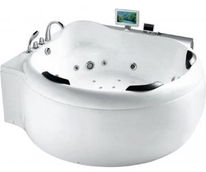 Ванна гидромассажная акриловая Gemy G9088 O, 185 х 185 см