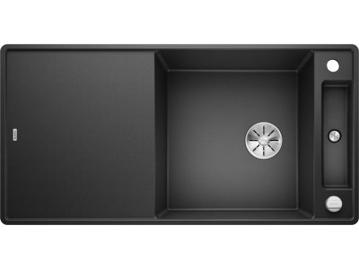 Мойка Blanco Axia III XL 6 S-F антрацит, доска ясень, c клапаном-автоматом InFino 523520