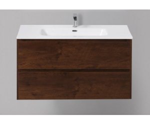 Тумба под раковину BelBagno Pietra PIETRA-1000-2C-SO-PL, 100 х 46 х 55 см, цвет темное дерево (polissandro)