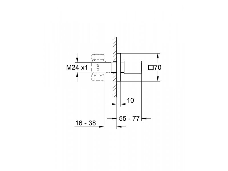 Купить Вентиль Grohe Eurocube 19910000