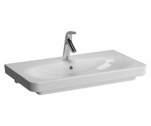 Раковина Vitra Nest 5682B003-0033 80 см, подвесная, с 3 отверстиями, с переливом