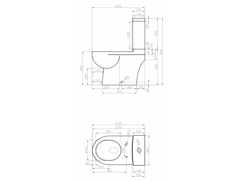 Купить Напольный унитаз Della Globus Super Plus DE311090014 крышка микролифт, белый