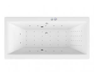 Ванна гидромассажная Excellent Pryzmat 180 x 80 см, NANO, хром, каркас в подарок