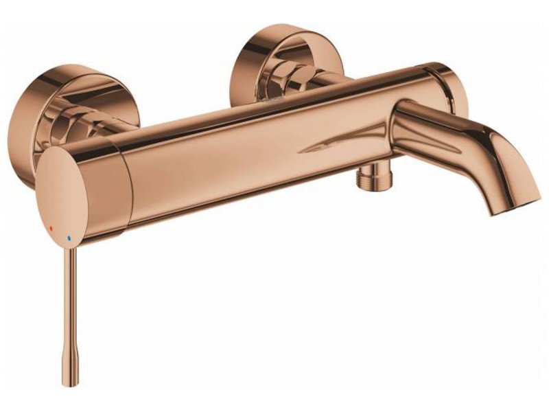 Купить Смеситель Grohe Essence New 33624DA1 для ванны и душа, цвет - теплый закат глянец