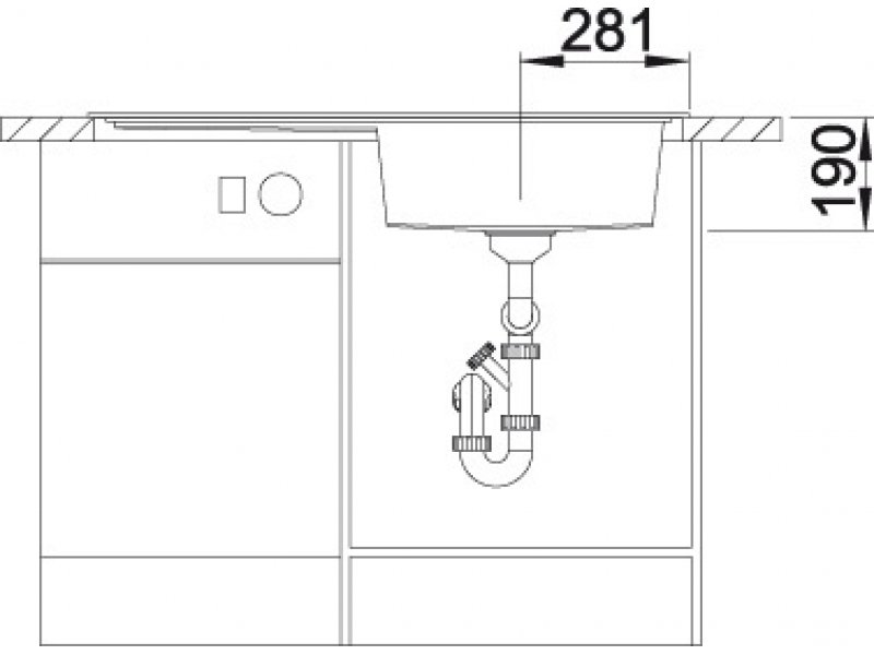 Купить Мойка Blanco Zenar XL 6S 519285 чаша слева, белый